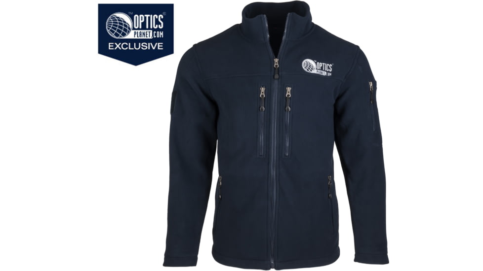 OpticsPlanet Exclusive OpticsPlanet Jacket with Logo, Navy Blue, 3XL, OPJACKET-3XL