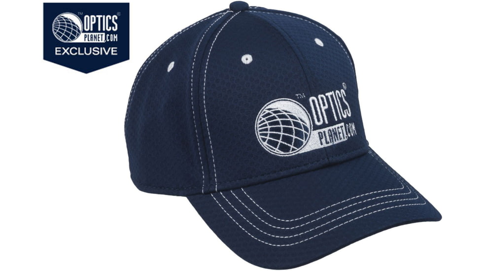 OpticsPlanet Exclusive OpticsPlanet Logo Hat - Golf/Baseball Cap, Navy Blue, One Size Fits All 12-15463