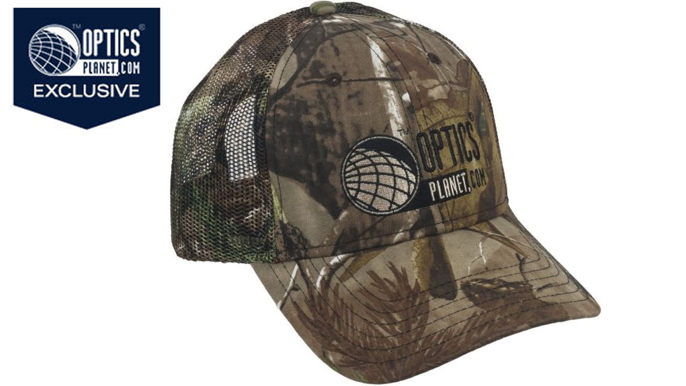 OpticsPlanet Exclusive OpticsPlanet Logo Hat - Mesh Baseball Cap, Realtree, One Size Fits All 12-15466