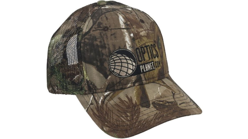 OpticsPlanet Exclusive OpticsPlanet Logo Hat - Mesh Baseball Cap, Realtree, One Size Fits All 12-15466