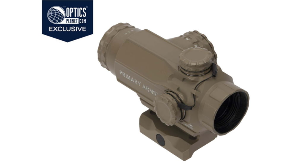 OpticsPlanet Exclusive Primary Arms SLx Compact 1x20 Prism Scope with ACSS Cyclops Reticle, FDE, PAC1X-ACSS-CYCLOPS-FDE