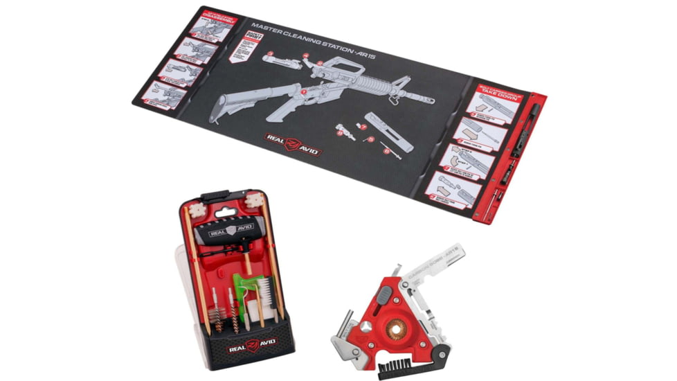 OpticsPlanet Exclusive Real Avid AR-15 Pro Cleaning Pack, .223/5.56, AVARCLPROPK