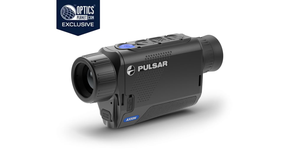 OpticsPlanet Exclusive Refurbished, Pulsar 4.5 - 18x Axion XM30S Thermal Monocular, 38.4 ft, 15 mm, Black, PL77423