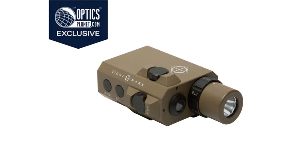 OpticsPlanet Exclusive Refurbished, SightMark LoPro Mini Laser/Light Combo Green Laser Picatinny/Weaver Flat Dark SM25012DE
