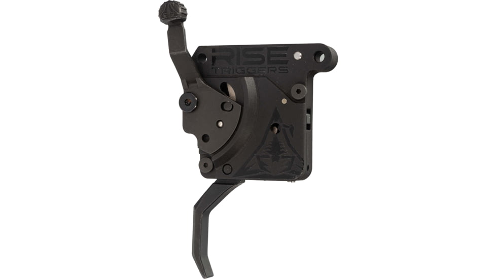 OpticsPlanet Exclusive Rise Armament OPMOD Reliant Hex-C Action Drop-in Rifle Trigger, Remington 700, Curved, 2-5lb, Black/Black, 850062094185