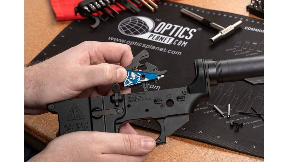 OpticsPlanet Exclusive RISE Armament RA-242 Gen 2 Enhanced Rifle Trigger, Black, RA-242-G2-BLK
