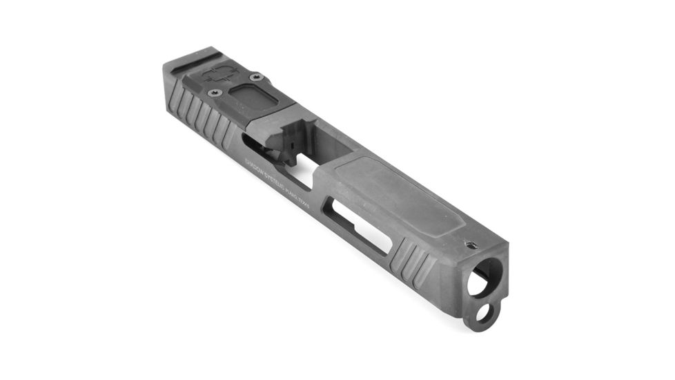 OpticsPlanet Exclusive Shadow Systems Combat Special Pistol Slide, Cover Plate, Glock 17 Gen3, DLC, Black, SG9F-00-02OP-DLC