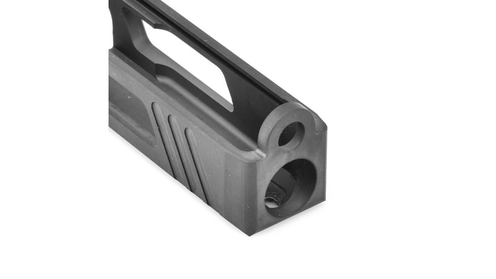 OpticsPlanet Exclusive Shadow Systems Combat Special Pistol Slide, Cover Plate, Glock 17 Gen3, DLC, Black, SG9F-00-02OP-DLC