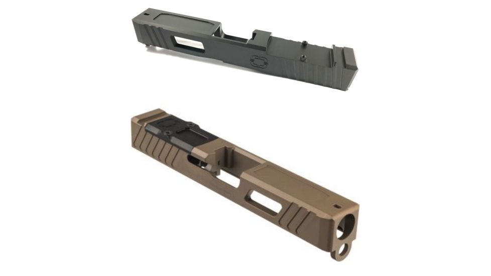 OpticsPlanet Exclusive Shadow Systems OpticsPlanet Combat Special Glock 17 Pistol Slide, Black, Flat Dark Earth