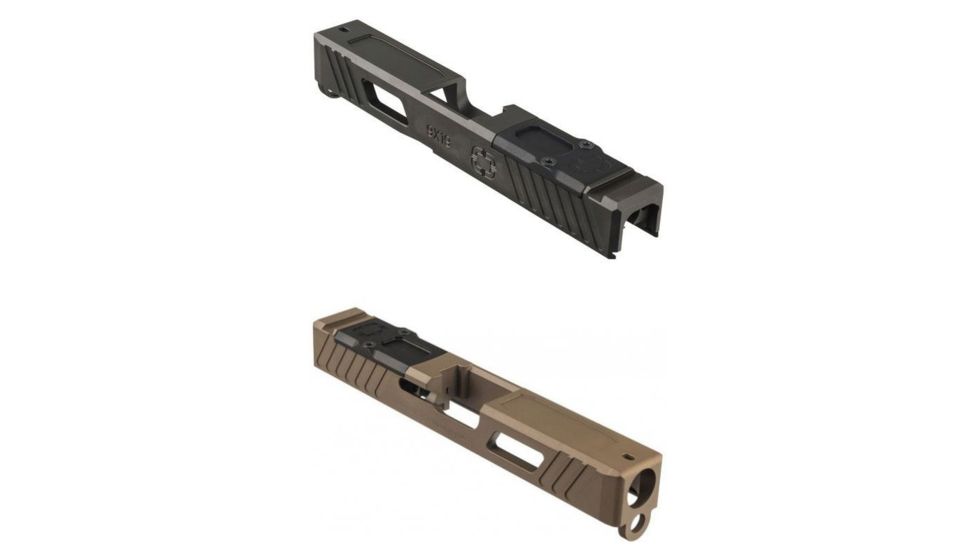 OpticsPlanet Exclusive Shadow Systems OpticsPlanet Combat Special Glock 19 Pistol Slide w/Cover Plate, Black, Flat Dark Earth