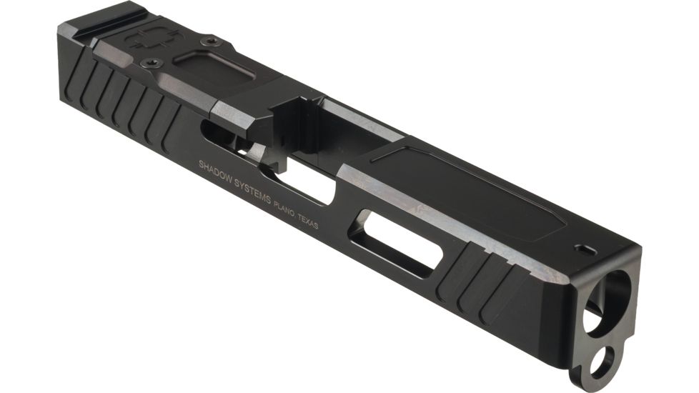 Shadow Systems OpticsPlanet Exclusive Combat Special Glock 19 Gen4 Pistol Slide w/Cover Plate, DLC, Black, SG9C-00-02OP4-DLC