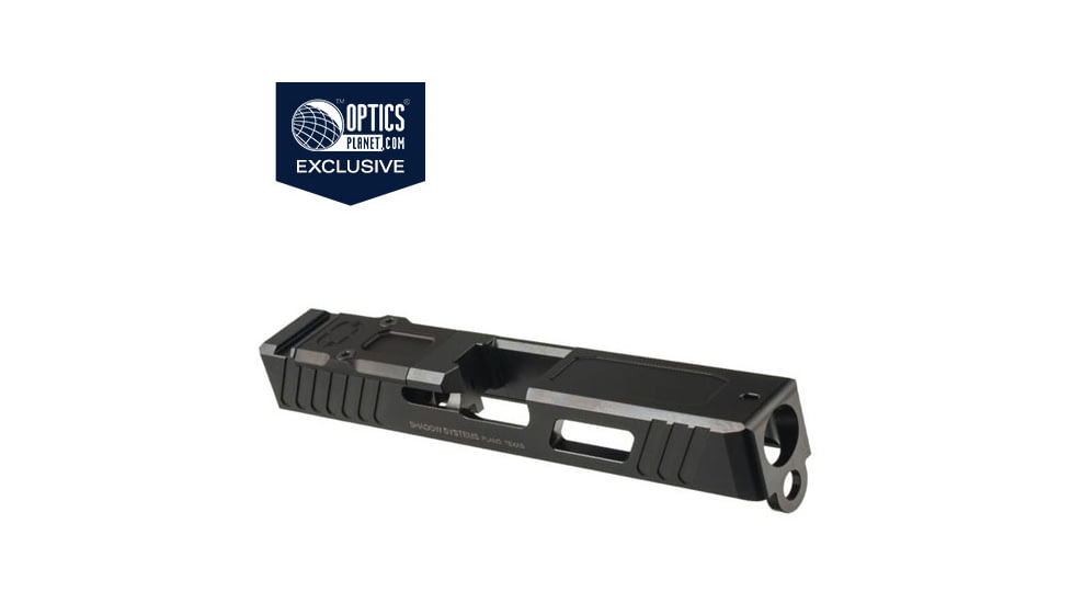 OpticsPlanet Exclusive Shadow Systems OpticsPlanet Exclusive Combat Special Glock 19 Gen3 Pistol Slide w/Cover Plate, DLC, Black, SG9C-00-02OP-DLC