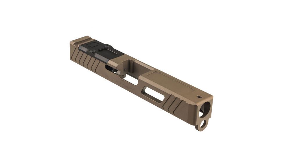OpticsPlanet Exclusive Shadow Systems OpticsPlanet Exclusive Combat Special Glock 19 Gen3 Pistol Slide w/Cover Plate, Flat Dark Earth, SG9C-00-02OP-FDE