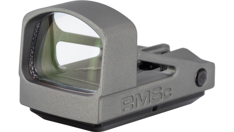 OpticsPlanet Exclusive Shield Sights Mini Compact Reflex Red Dot Sight, Dark Gray, RMSC-4MOA-GLASS-STORM