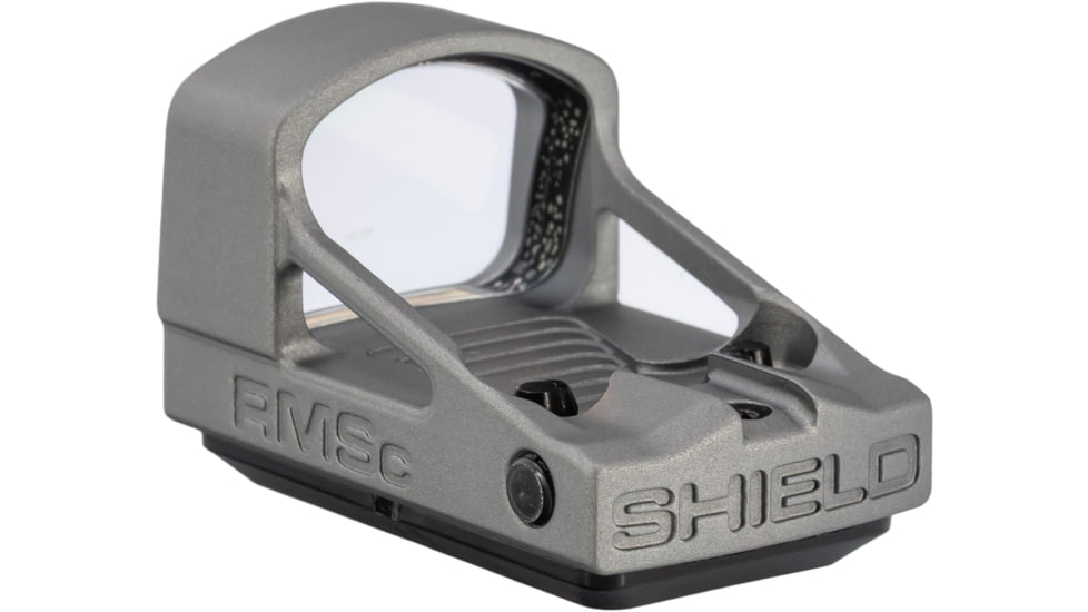 OpticsPlanet Exclusive Shield Sights Mini Compact Reflex Red Dot Sight, Dark Gray, RMSC-4MOA-GLASS-STORM
