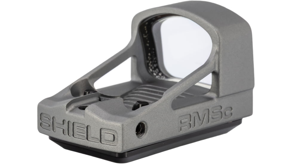 OpticsPlanet Exclusive Shield Sights Mini Compact Reflex Red Dot Sight, Dark Gray, RMSC-4MOA-GLASS-STORM