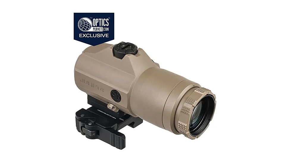 OpticsPlanet Exclusive Sig Sauer 4x 24mm Juliet Red Dot Sights Magnifier