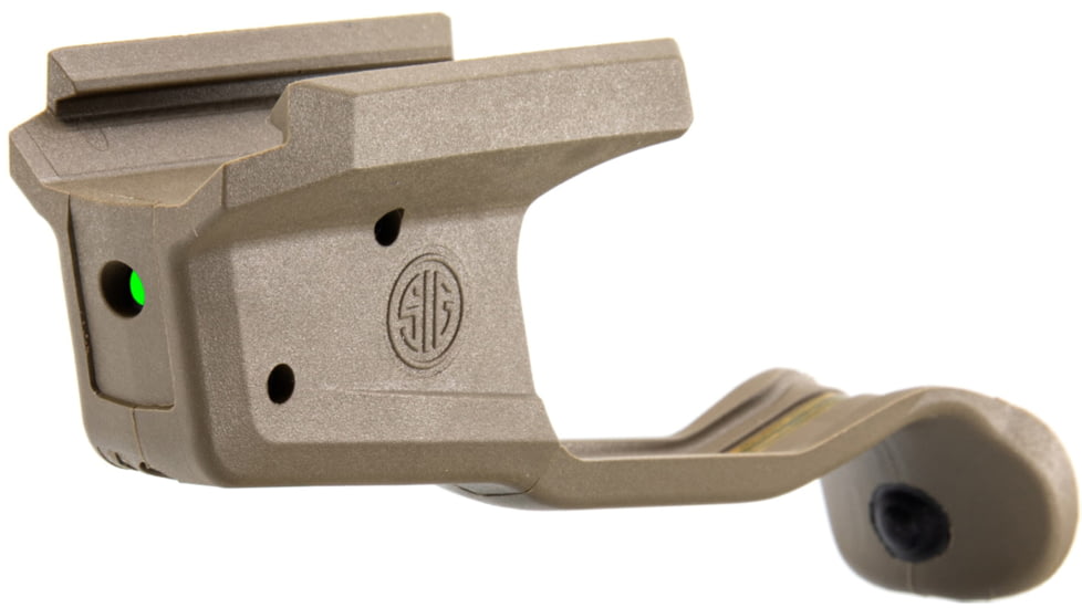 OpticsPlanet Exclusive SIG SAUER Lima365 Laser Grip Pistol Mod for P365, Green, Small, FDE, SOL36532