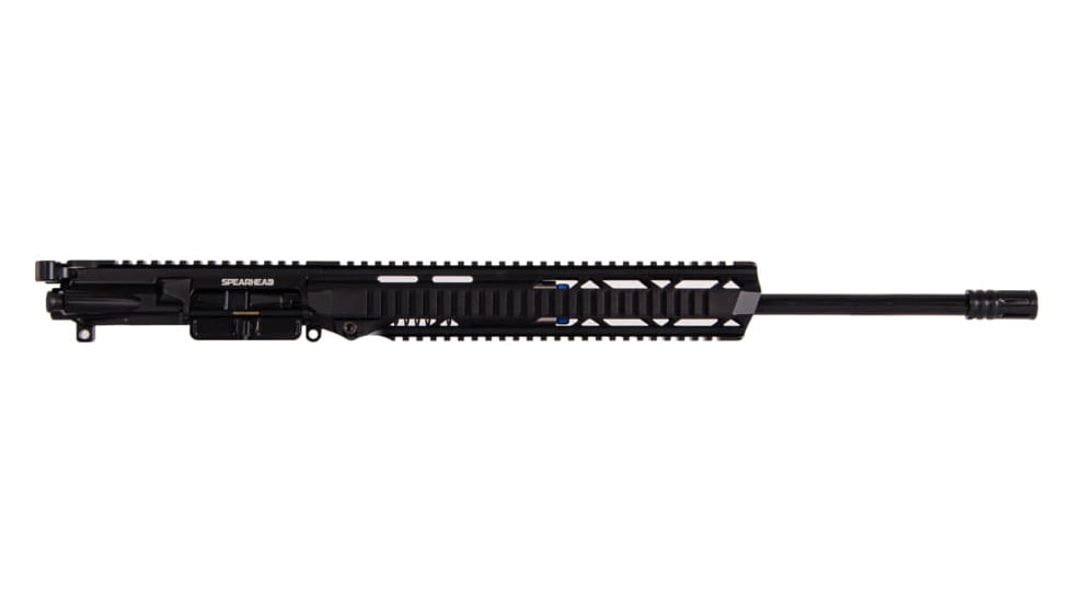 OpticsPlanet Exclusive Spearhead Complete Upper Receiver, Model S, .410 Bore, AR-15, 19 inch Barrel, Quad Rail Handguard, Anodized Finish, Black, 1001