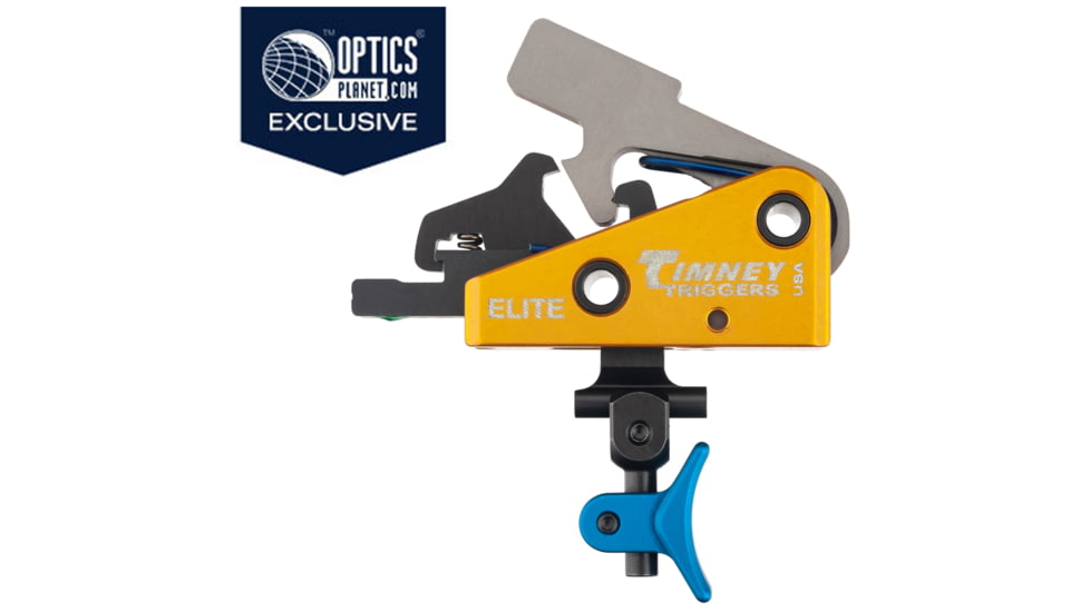 OpticsPlanet Exclusive Timney Triggers AR-15 Calvin Elite Single Stage Drop In Trigger, Blue, 660CE-BOP