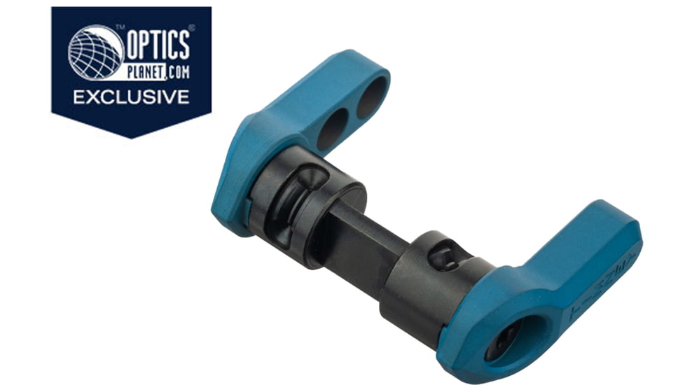 OpticsPlanet Exclusive Timney Triggers AR 49ER Ambidextrous Safety Selector, Optics Planet Blue, AR 49ER Safety-OP