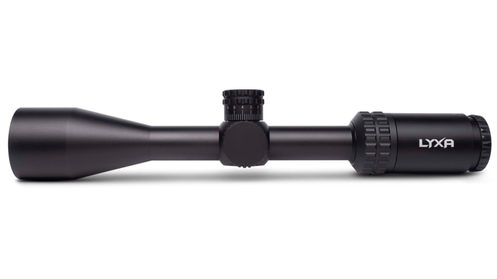 OpticsPlanet Exclusives Viridian Lyxa 3-12x44mm Rifle Scope 1in Tube SFP, BDC Reticle, MOA, 981-0038