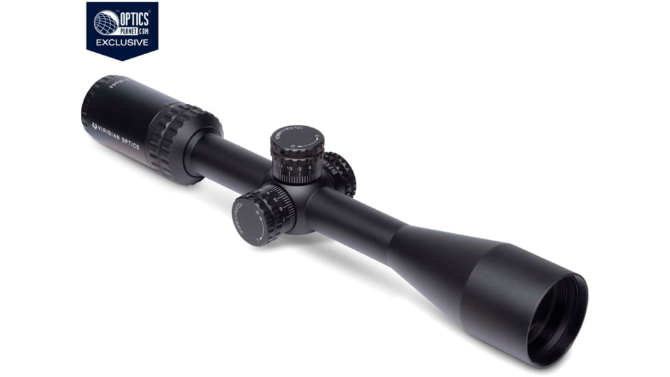OpticsPlanet Exclusives Viridian Lyxa 4-16x44mm Rifle Scope 1in Tube SFP, BDC Reticle, MOA, 981-0039