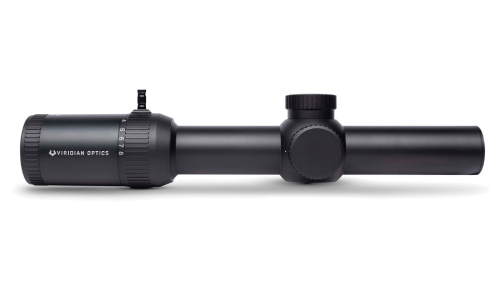 OpticsPlanet Exclusives Viridian Mylex 1-8x24mm Rifle Scope 30mm Tube FFP, Etched glass VOF-EHT Reticle, MRAD, 981-0041