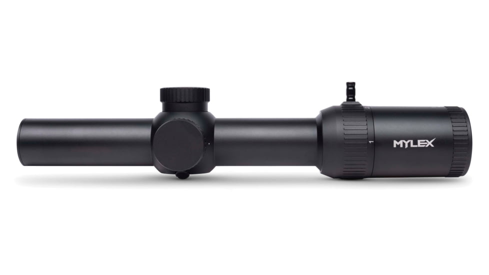 OpticsPlanet Exclusives Viridian Mylex 1-8x24mm Rifle Scope 30mm Tube FFP, Etched glass VOF-EHT Reticle, MRAD, 981-0041