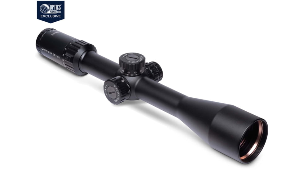 OpticsPlanet Exclusives Viridian Mylex 4-24x50mm Rifle Scope 30mm Tube FFP, MPX1 Reticle, MRAD, 981-0043