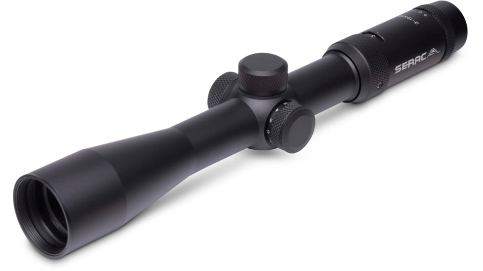 OpticsPlanet Exclusives Viridian Serac 2-10x40 Rifle Scope 30mm Tube SFP, Etched VFD-2 Reticle, MOA, 981-0034