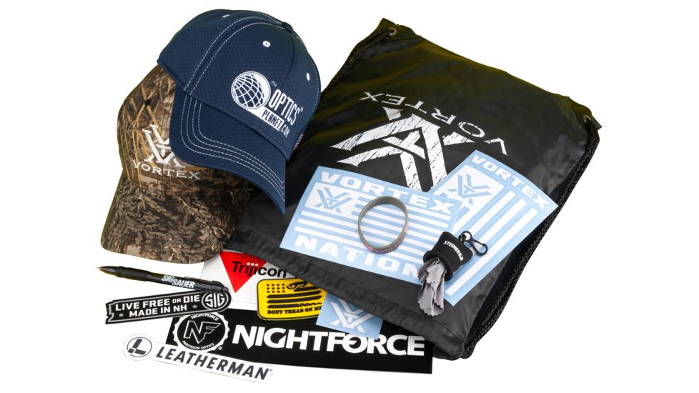 OpticsPlanet Operation Gift Swag Kit w/ OpticsPlanet Logo Hat, Navy Blue