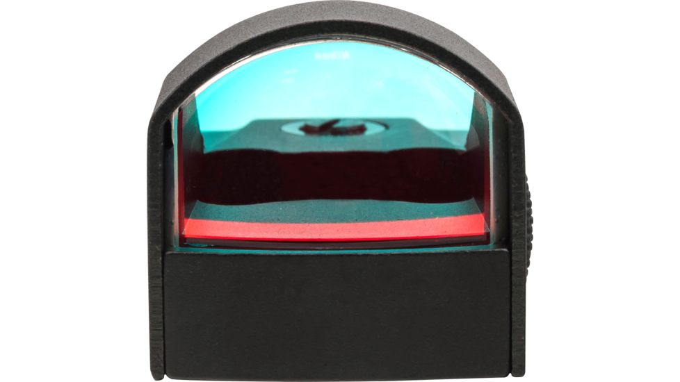 OpticsPlanet Exclusive Red Dot Mini Reflex Sight, 5 MOA Dot, Black, 12132