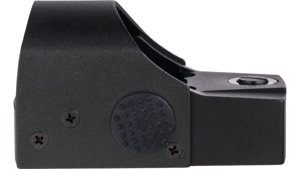 OpticsPlanet Exclusive Red Dot Mini Reflex Sight, 5 MOA Dot, Black, 12132