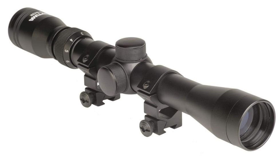 Optima 3-9x32 Rifle Scope, 1in, Duplex Reticle, Black, HA90500