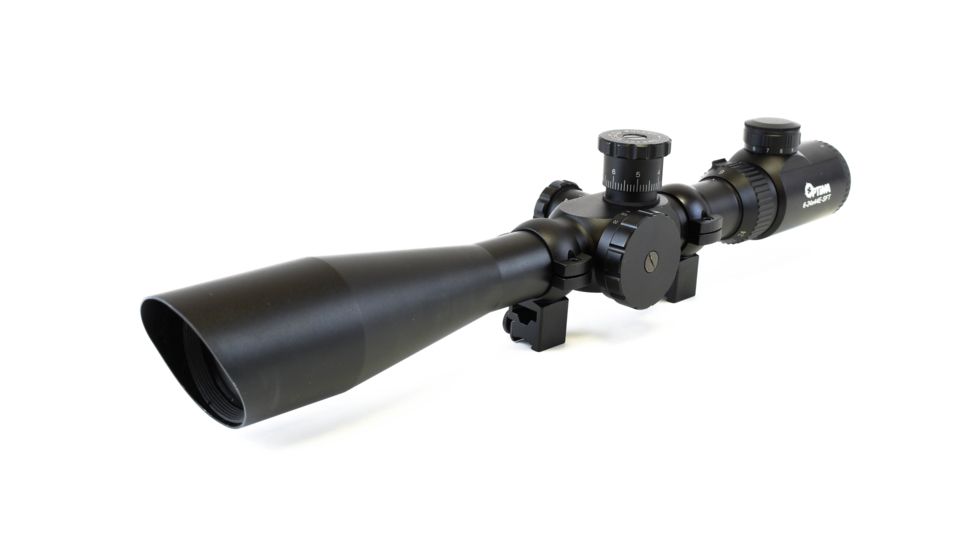 Optima 6-24x44 E-SFT Rifle Scope, Black, Large, HA90508