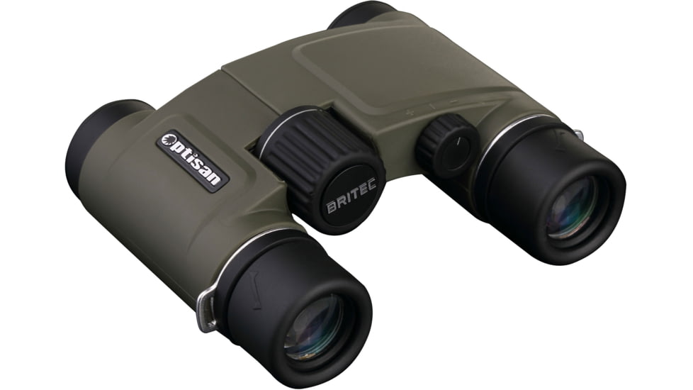 Optisan Precision Sports Optics BRITEC CR 7x21mm Roof Prism Binocular, Olive/Black, 37458