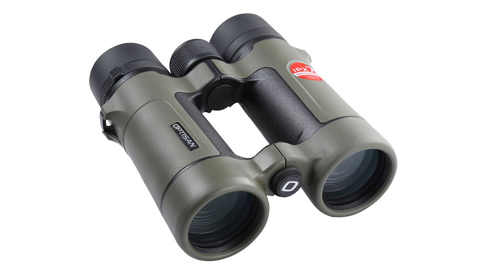Optisan Precision Sports Optics BRITEC R 10x42mm Roof Prism Binocular, Olive/Black, 37478
