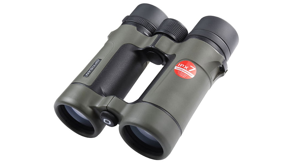 Optisan Precision Sports Optics BRITEC R 10x42mm Roof Prism Binocular, Olive/Black, 37478