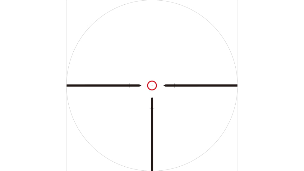 Optisan Precision Sports Optics EVE 1-4x24mm 30mm SFP Rifle Scope, CQB4X Reticle, MOA, Black, 37577