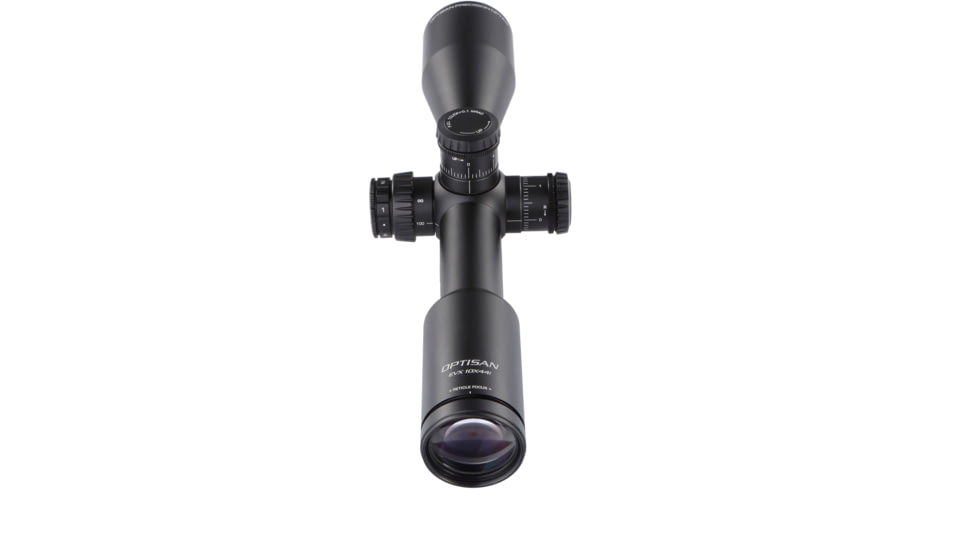 Optisan Precision Sports Optics EVX 10x44mm 30mm SFP Rifle Scope, MH10 Reticle, MRAD, Black, 37535