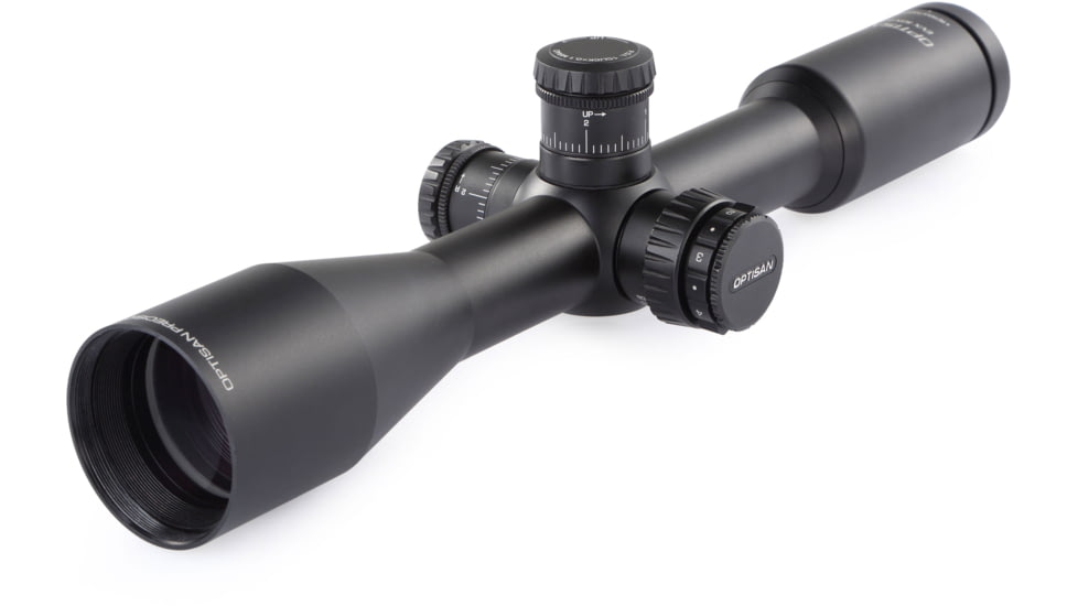 USED Optisan Precision Sports Optics EVX 10x44mm 30mm SFP Rifle Scope, MH10 Reticle, MRAD, Black, 37535, EDEMO1