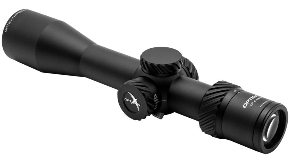 Optisan Precision Sports Optics Rifle Scope, CP 4-16x40mm, 30mm, SFP, MRAD16 Reticle, Black, 4010