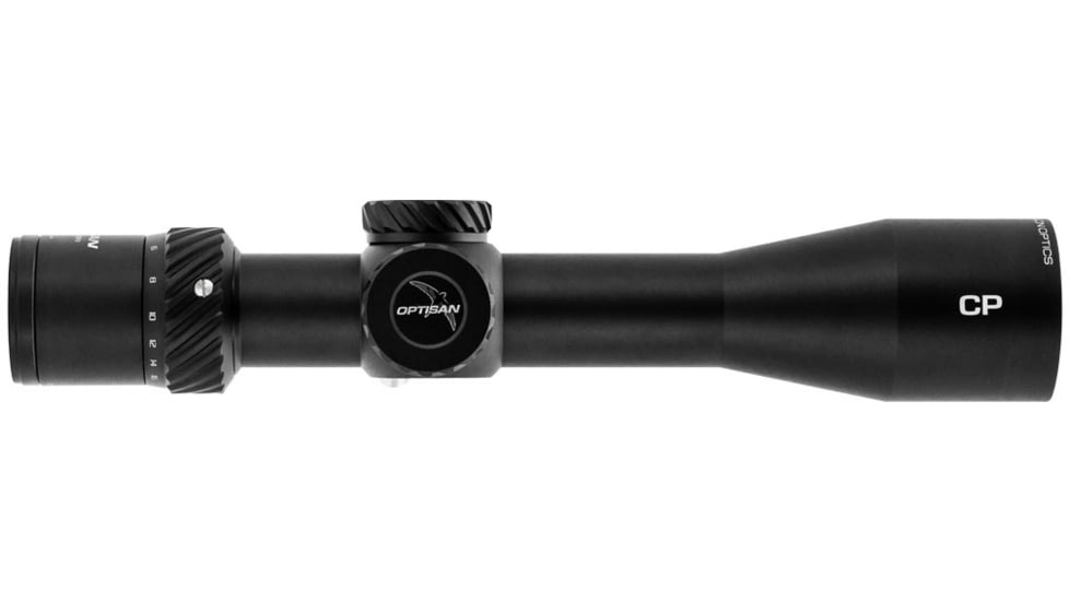 Optisan Precision Sports Optics Rifle Scope, CP 4-16x40mm, 30mm, SFP, MRAD16 Reticle, Black, 4010