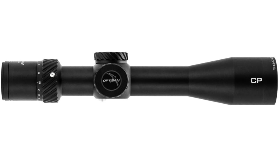 Optisan Precision Sports Optics CP Rifle Scope, 4-16X40mm, 30mm, SFP, MRAD-MH10 Reticle, Black, 4008
