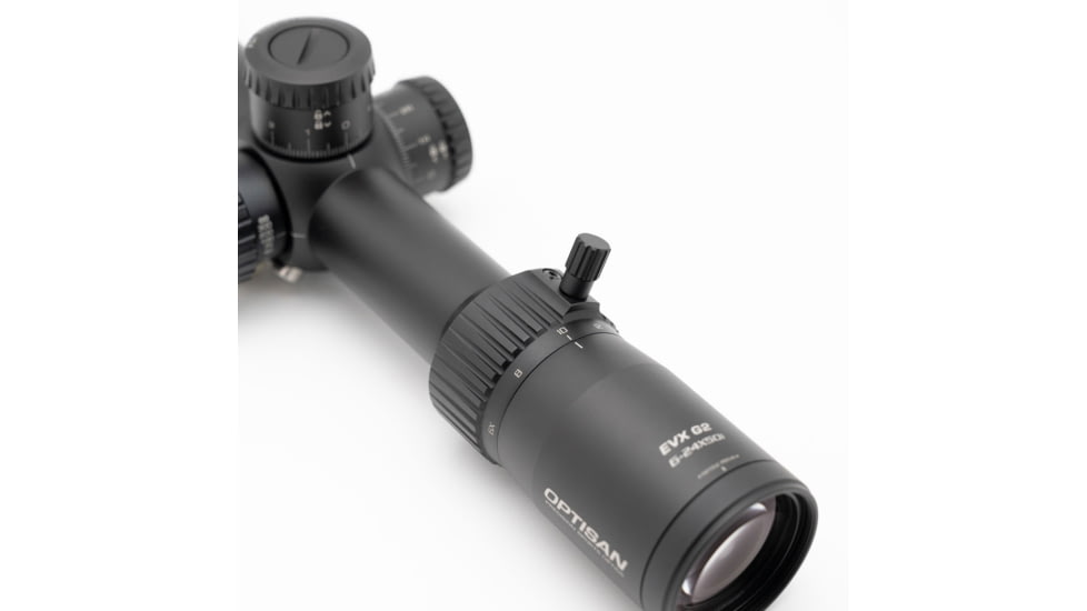 Optisan Precision Sports Optics EVX G2 6-24x50i mm Rifle Scope, 30mm Tube, Second Focal Plane, MRAD, Black, 4024