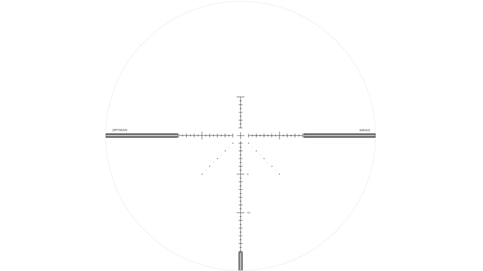 Optisan Precision Sports Optics EVX G2 6-24x50i mm Rifle Scope, 30mm Tube, Second Focal Plane, MRAD, Black, 4024