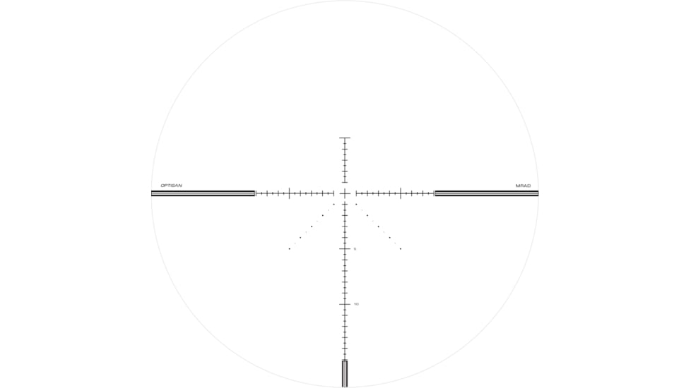 Optisan Precision Sports Optics CP Rifle Scope, 4-16X40mm, 30mm, SFP, MRAD-MH10 Reticle, Black, 4008