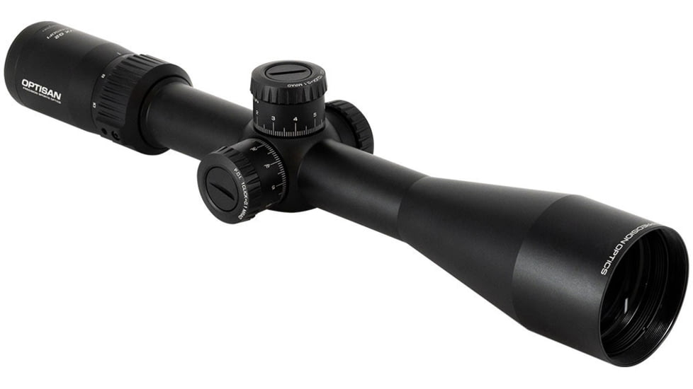 Optisan Precision Sports Optics EVX G2 6-24x50mm FFP Rifle Scope, MOA24 Reticle, MOA, Black, 4007