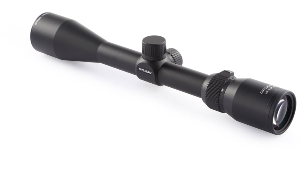 Optisan Precision Sports Optics HX 4-12X40mm 25.4mm SFP Rifle Scope, BCR Reticle, MOA, Black, 37505